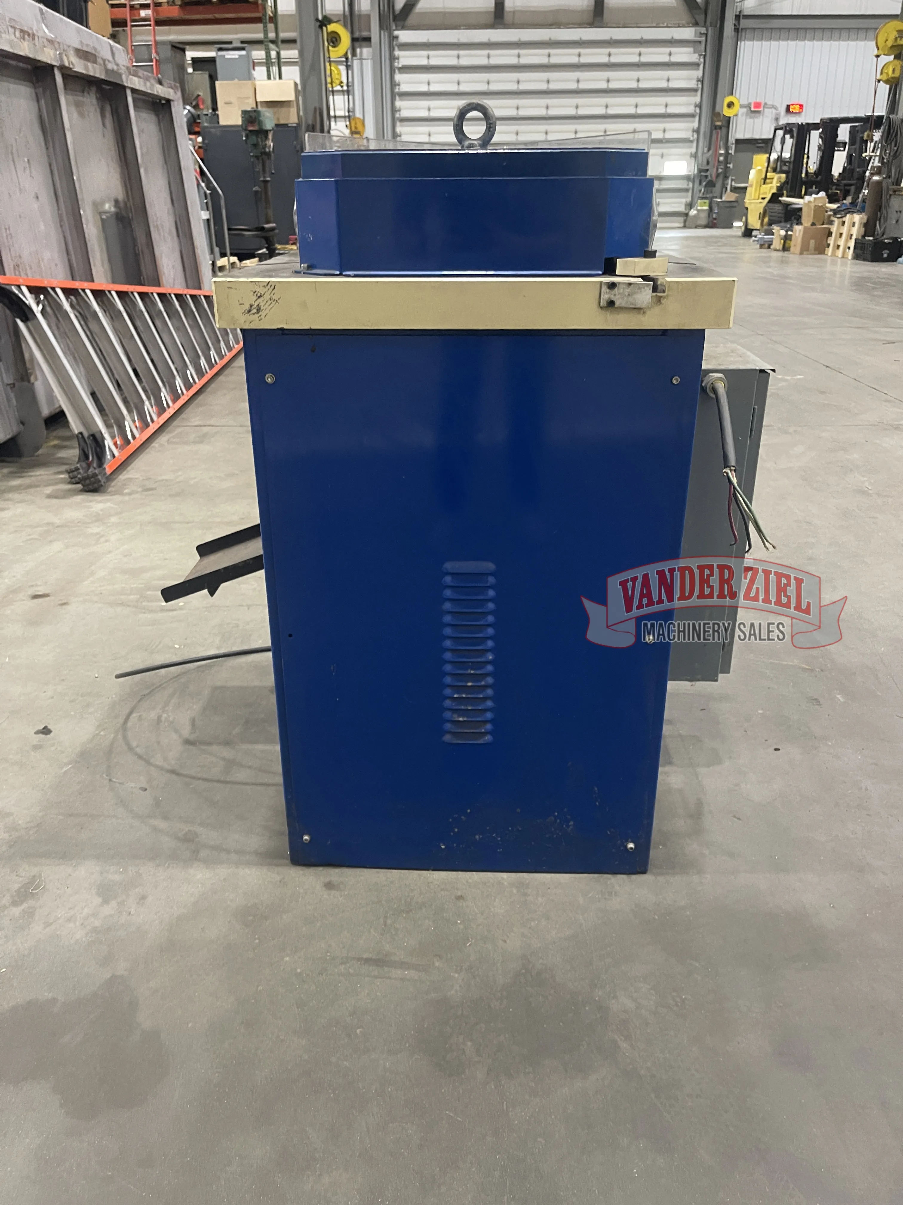 8" gauge x 8.66" Haco #Mini-220/4, hydraulic corner notcher, 25" x25" table, 90° cutting angle - Image 5