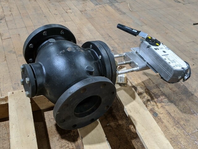 4" Dodge Engineering #GF2A-160, 2 Way Auto Globe Valve EN310B2 Actuator Non-Spring Return 24VAC - Image 4
