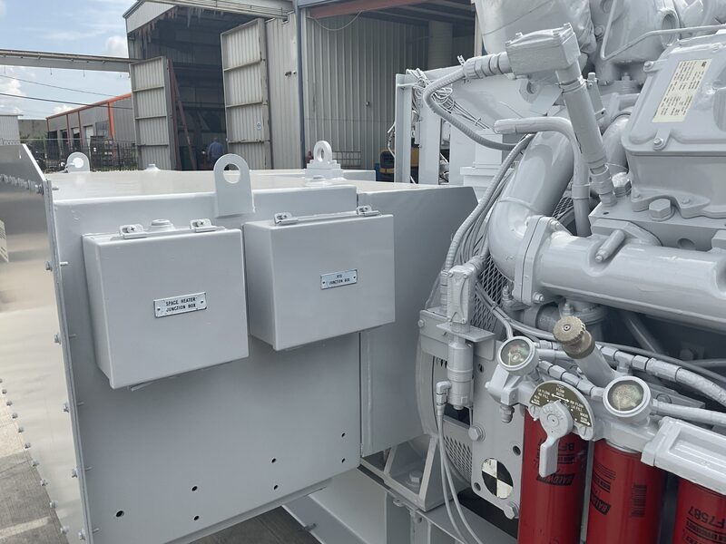 500 KW Caterpillar #3412DITA, diesel generator set, 277/480 Volts, 3-phase, 831 HP @ 1800 RPM, Woodward 2301A - Image 7
