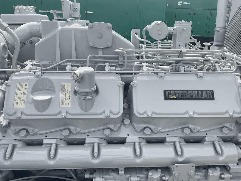 500 KW Caterpillar #3412DITA, diesel generator set, 277/480 Volts, 3-phase, 831 HP @ 1800 RPM, Woodward 2301A - Image 8