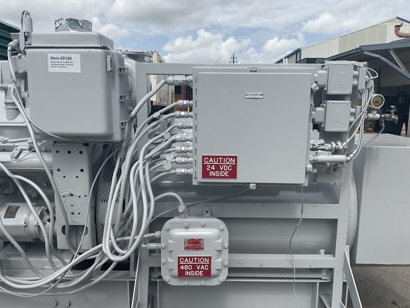 500 KW Caterpillar #3412DITA, diesel generator set, 277/480 Volts, 3-phase, 831 HP @ 1800 RPM, Woodward 2301A - Image 10
