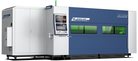 Hans Laser #G3015HF Minifiber, laser cutting system, 12000 watt, 5' x10'sheet, 122" X, 63" Y, 16" Z - Image 1