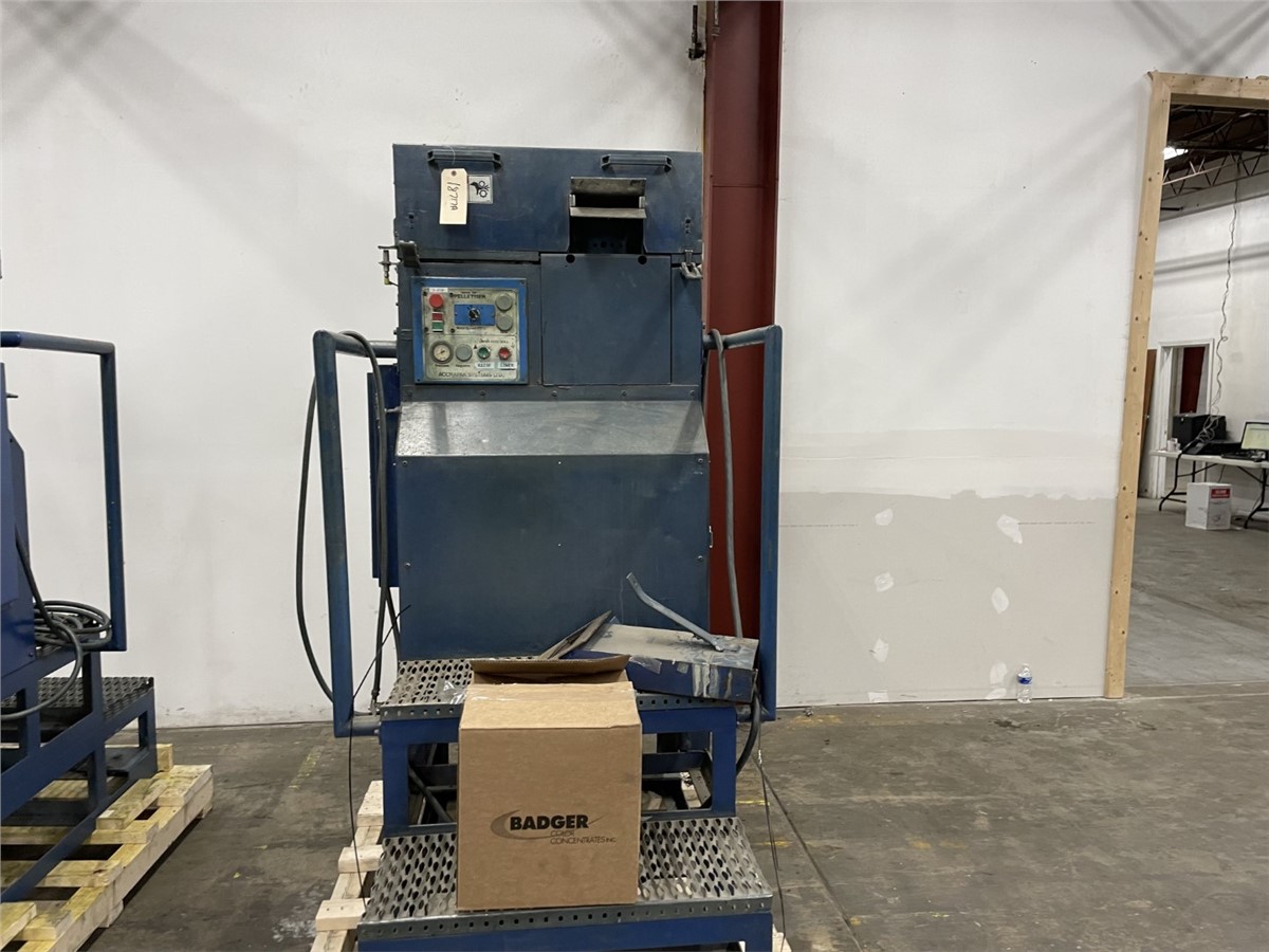 6" Accrapak, Strand Pelletizer, Belt Driven Rotor, 60" x 60" x 7' - Image 1