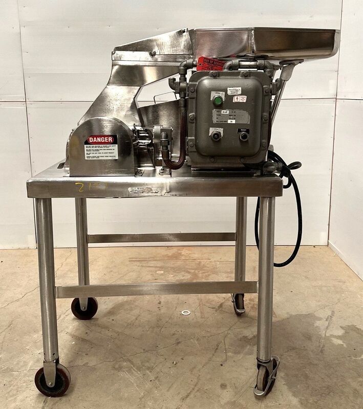 Fitzpatrick #Fitzmill-DAS06, Stainless Steel hammermill, 7 HP, 230/460 V., cart w/ wheels - Image 1