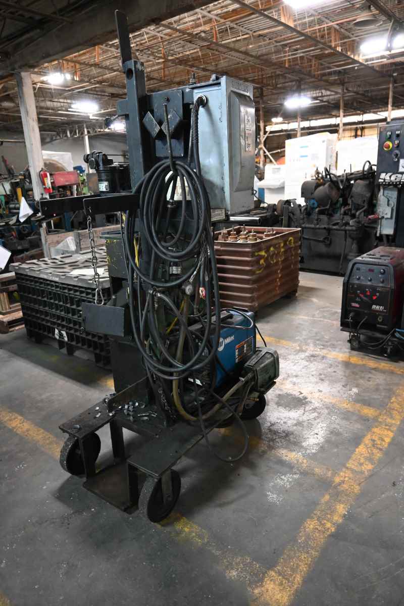 10" x .125" Guild ##PSA-135-10, shear end welder, 3-blades air shear, air clamps, automatic tig torch - Image 6
