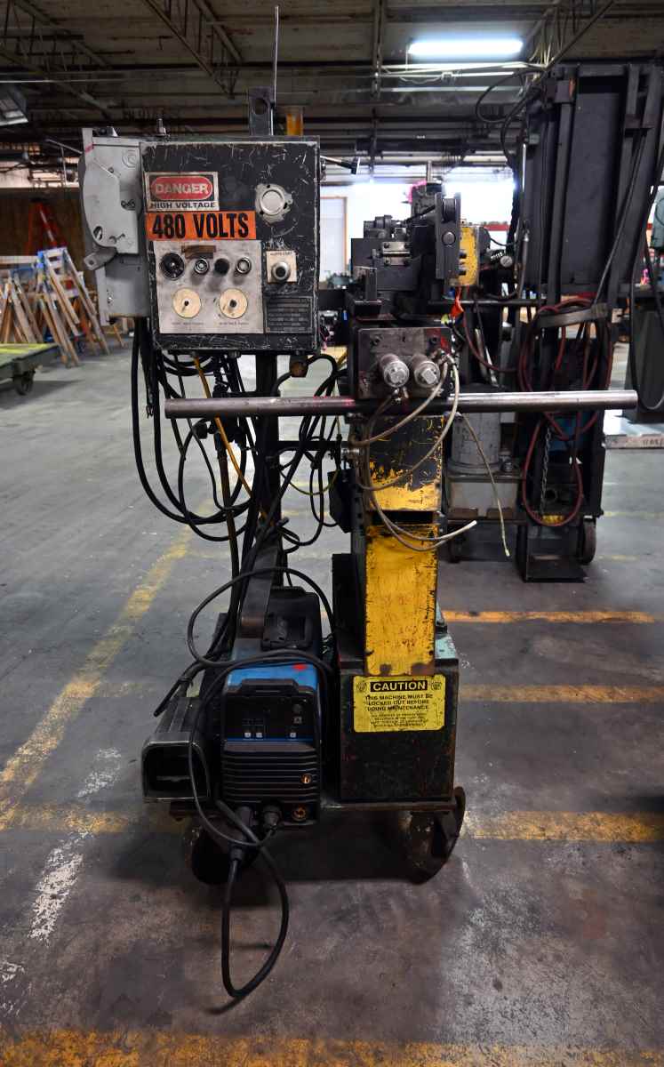 10" x .125" Guild ##PSA-135-10, shear end welder, 3-blades air shear, air clamps, automatic tig torch - Image 7