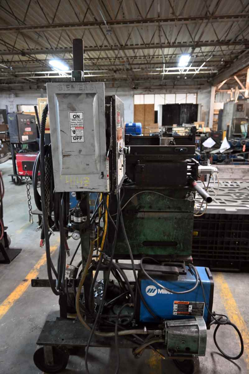 10" x .125" Guild ##PSA-135-10, shear end welder, 3-blades air shear, air clamps, automatic tig torch - Image 8