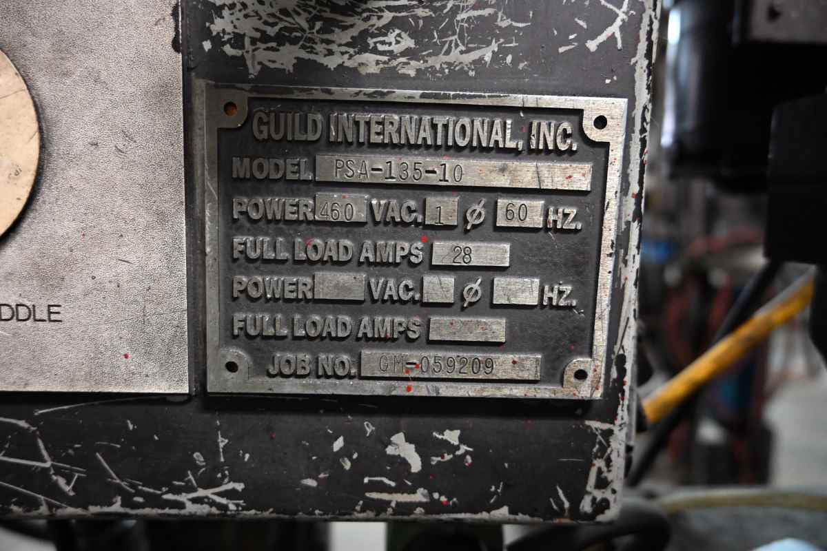 10" x .125" Guild ##PSA-135-10, shear end welder, 3-blades air shear, air clamps, automatic tig torch - Image 9
