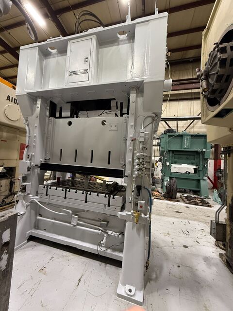 200 Ton, Minster Hevistamper #E2D-200, straight side double crank, 8" stroke, 31" Shut Height, 6" adj., 71" - Image 7