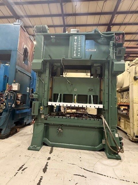 300 Ton, Minster Hevistamper #E2-300-84-48, 12" stroke, 30" Shut Height, 6" adj., 84" x48" bed, 80 SPM, air - Image 4