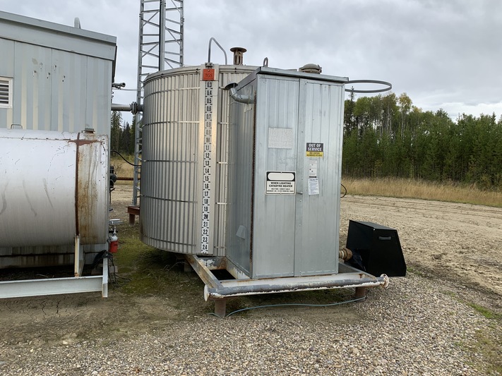 100 bbl Double Wall Coated Production Tank, 2001 - Image 1