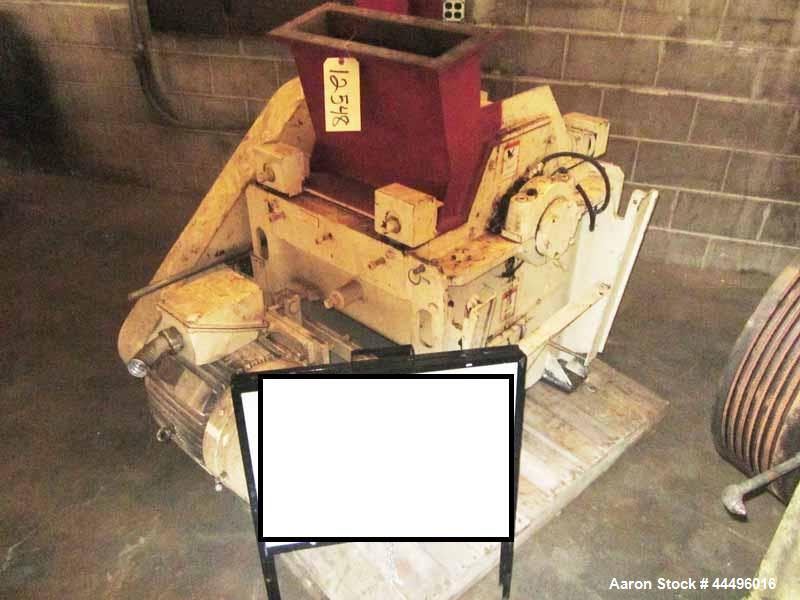 5" Andritz Sprout-Bauer #DSF1518, Plastic Granulator, 30 HP, Film Recycling, 5" x 18" blow-in in-feed hopper - Image 3