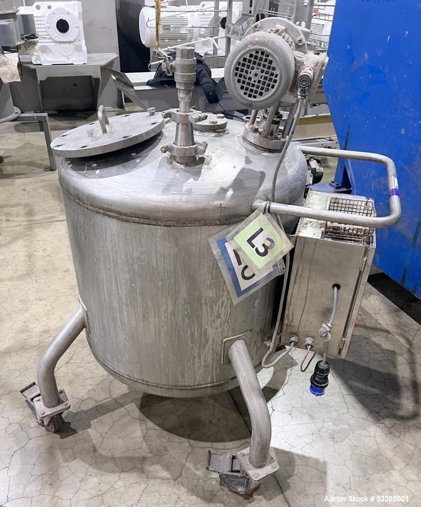 75 gallon Amherst, 304L Stainless Steel Agitated Pressure Tank, 30" diameter x 22" straight side, dished top - Image 3