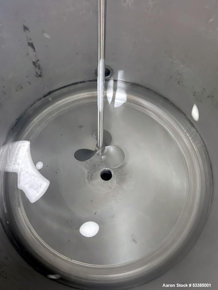75 gallon Amherst, 304L Stainless Steel Agitated Pressure Tank, 30" diameter x 22" straight side, dished top - Image 6