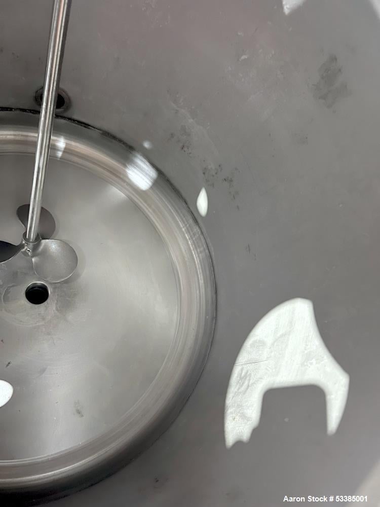 75 gallon Amherst, 304L Stainless Steel Agitated Pressure Tank, 30" diameter x 22" straight side, dished top - Image 7