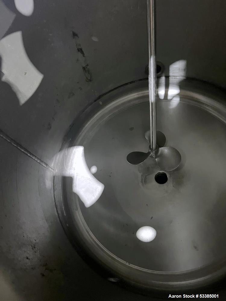 75 gallon Amherst, 304L Stainless Steel Agitated Pressure Tank, 30" diameter x 22" straight side, dished top - Image 9