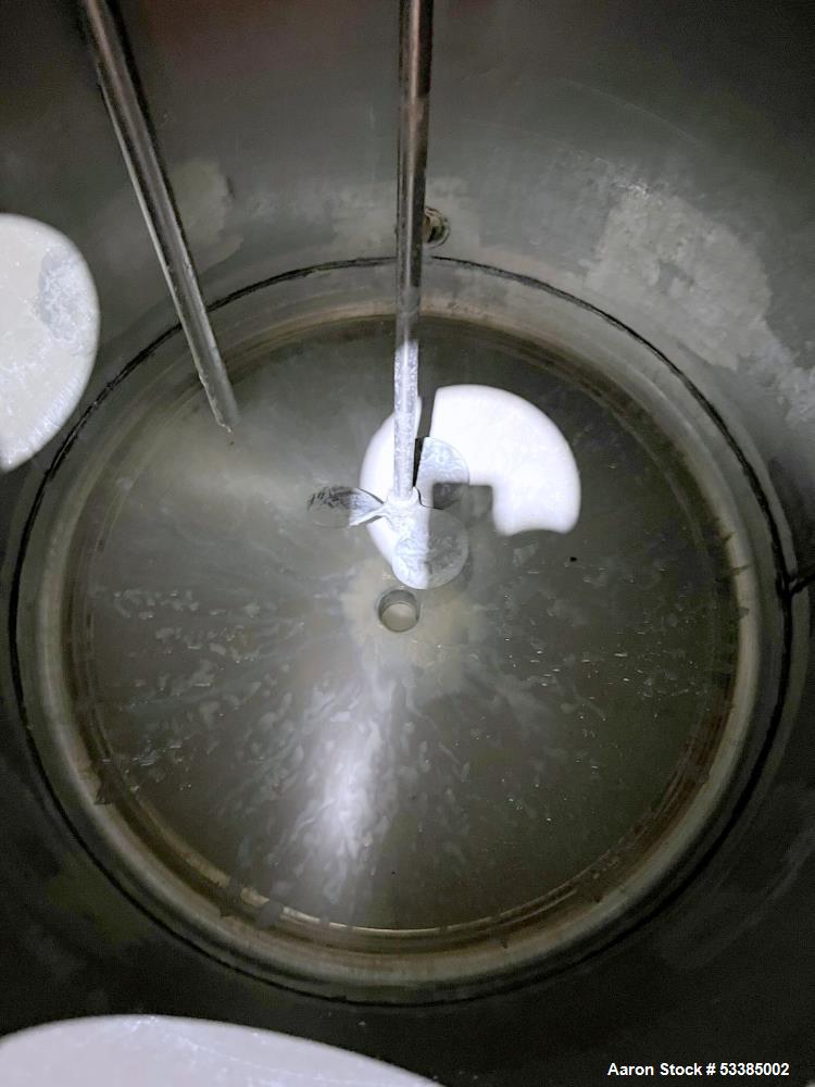 75 gallon Amherst, Agitated Stainless Steel Pressure Tank, Vertical, Approximate 30" diameter x 22" straight - Image 10