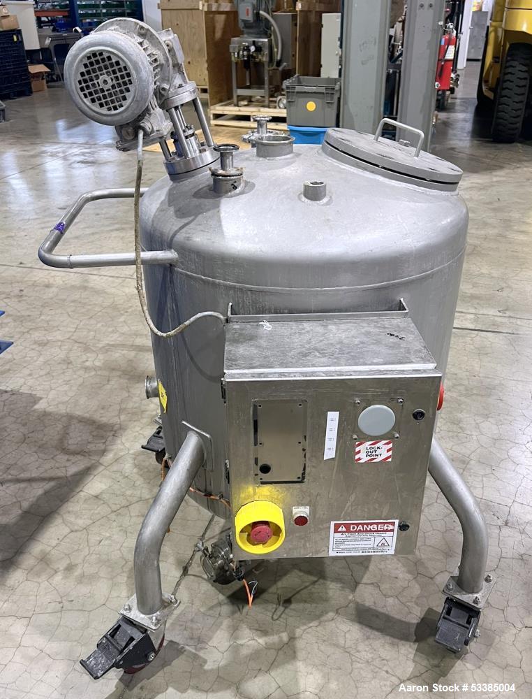 75 gallon Amherst Stainless Steel Pressure Tank,, 304L Stainless Steel, Vertical. Approximate 30" diameter x - Image 2