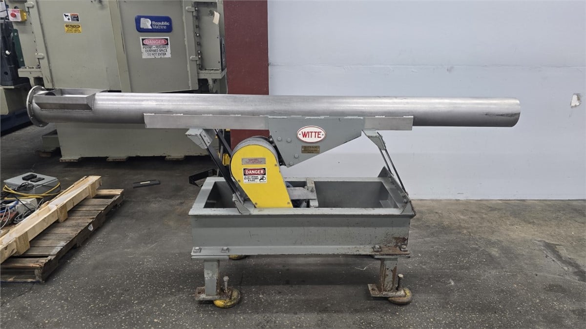 6" wide x 8' long, Witte feeder, 10.25" x 10.25" infeed, 1 HP Siemens RGZESD, C-3 gearbox, 1.15 SF, 1745 RPM - Image 2
