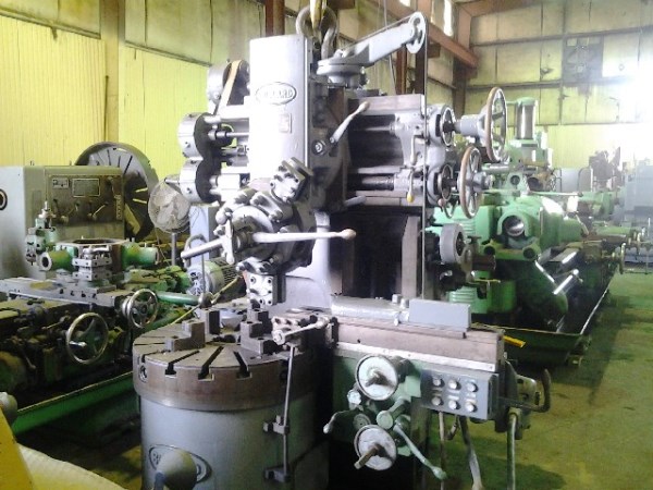 36" Bullard #Spiral-Drive, vertical boring mill, 4-jaw, 84 RPM, 25 HP - Image 2