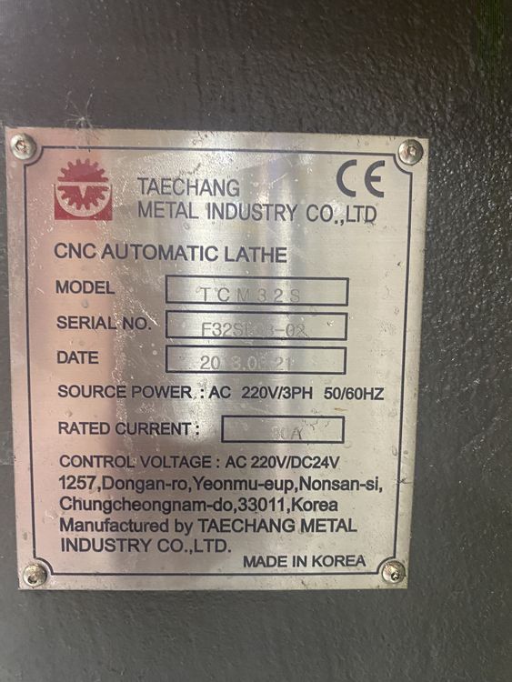 KSI #TCM32S, CNC Swiss automatic lathe, Fanuc 0iTF, Barload VITO barfeed, LNS chip conveyor, 2018 - Image 6