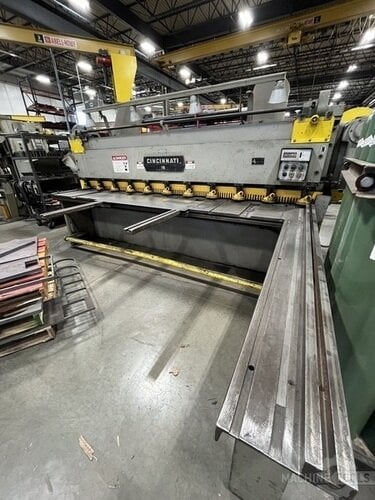 1/4" x 10' Cincinnati #1810, mechanical power shear, 36" front operated power back gauge, 15 HP, 60 SPM - Image 8