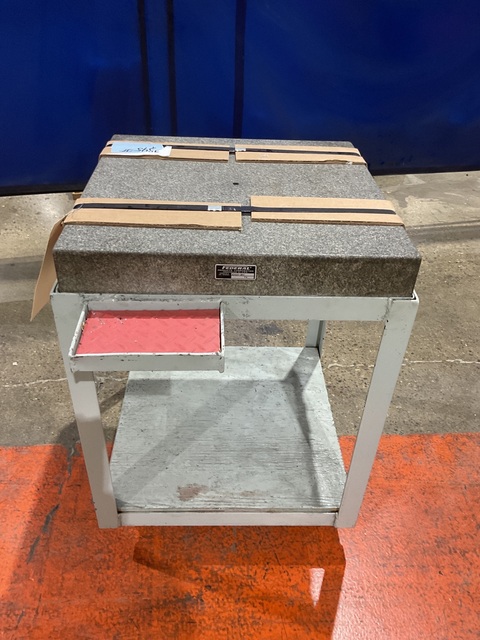 Federal Products #A582B-302, Granite Inspection Bench w/Stand, 24" x 24" x 5" Plate - Image 1