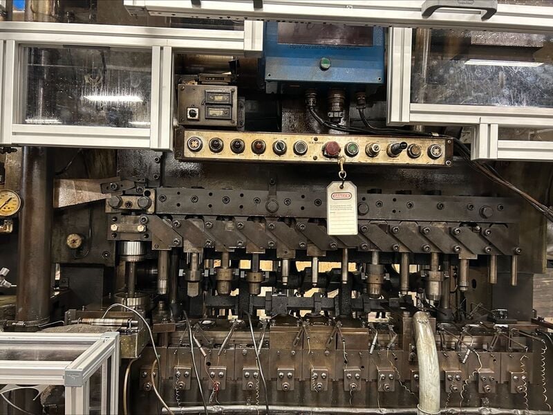 U.S. Baird #5L51, transfer press, 7" stroke, 13 op die, Minster clutch brake - Image 6