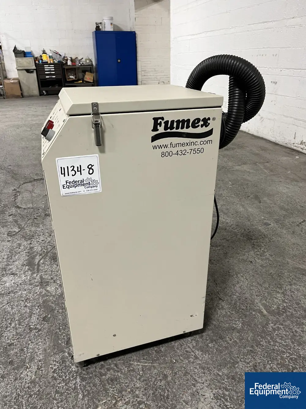 Fumex #FA2, Fume Extractor, stainless steel construction, portable, 120 volts, serial# 08042255 - Image 3