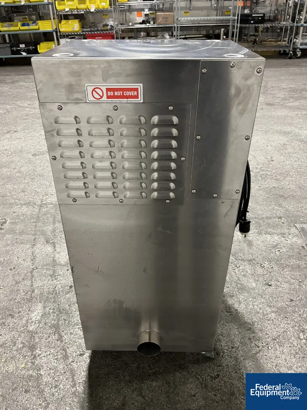 Markem #ES500, Fume Extractor, stainless steel construction, portable, 115 volts, serial# 12/11/ES500-135 - Image 4