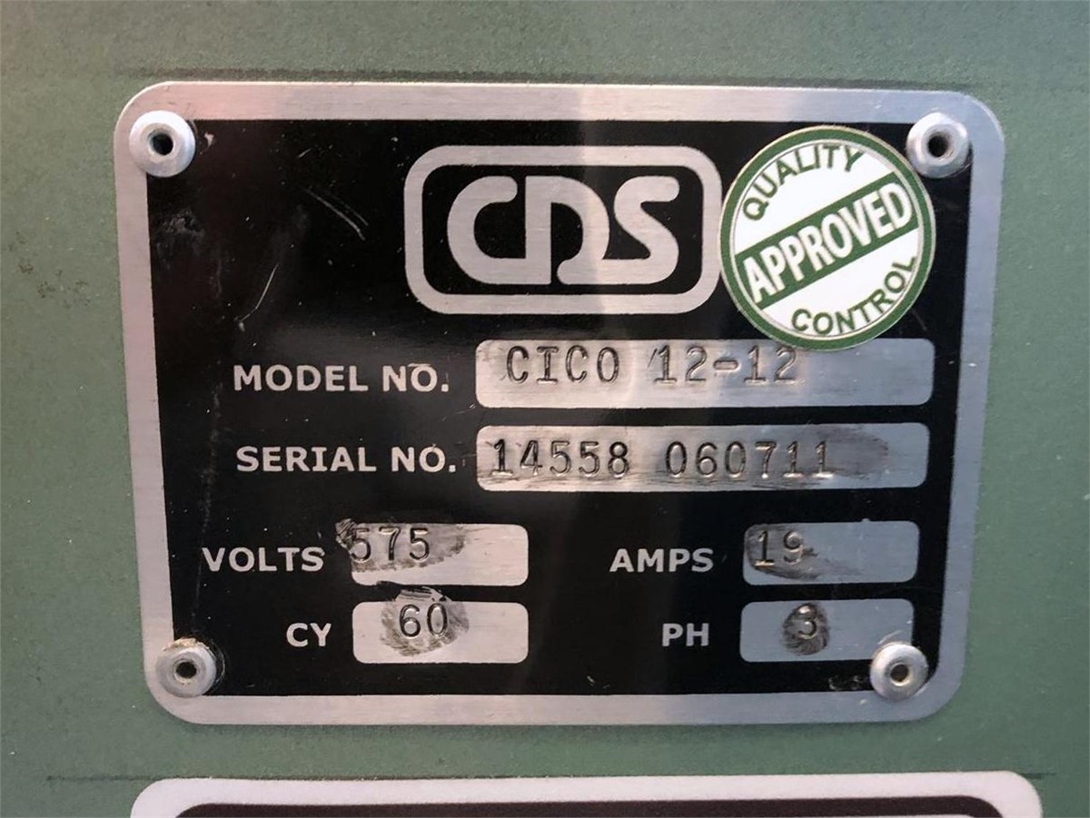 CDS #CICO-12-12, Infrared Convection Oven, 12' long, 12" x 12" Cross Section, 8" x 8" Bulk Head Openings, (3) - Image 7