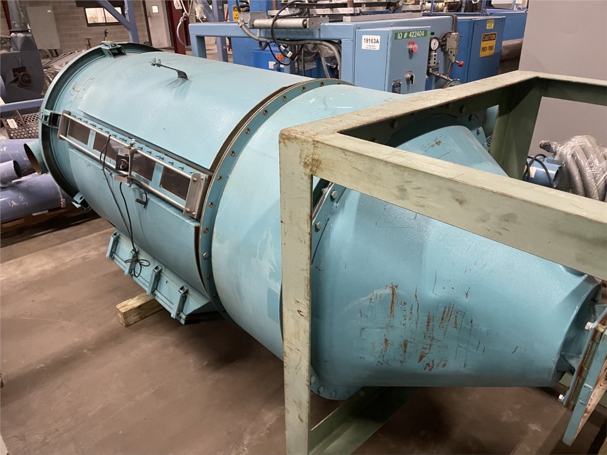 Insulated Drying Hopper, 1000 lb. capacity, 36" diameter, 12" Top Receiver, 6" Bottom Discharge - Image 5