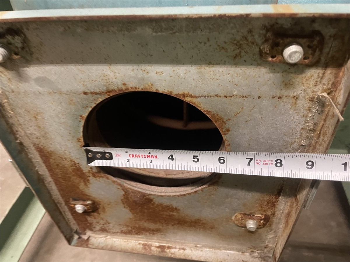 Insulated Drying Hopper, 1000 lb. capacity, 36" diameter, 12" Top Receiver, 6" Bottom Discharge - Image 8