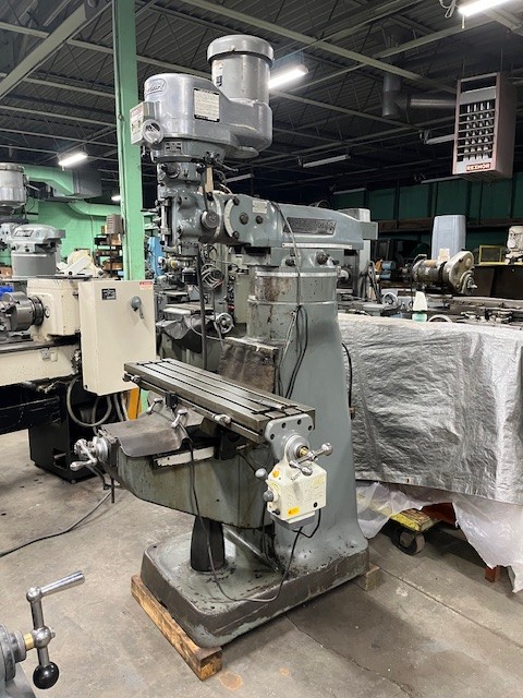 Bridgeport #Series-I, vertical mill, 9" x48"tbl, 2 HP, 36" X, 12" Y, 16" Z, 7" riser, 2-Axis digital read - Image 2