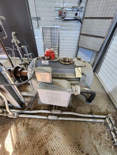 150 HP MyCom #F12WB, reciprocating compressor, 1-stage, WEG W21, 2006 - Image 9