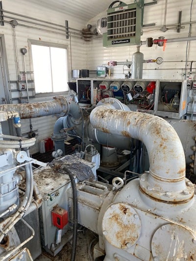 400 HP Ariel #JGJ/2, reciprocating compressor, Waukesha F18GL - Image 2