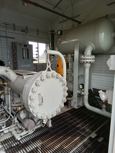 95 HP Ariel #JGA/2, reciprocating compressor, 2-stages, 95 HP @ 1800 RPM driver, 2005 - Image 10