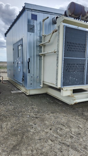 203 HP Sullair #02250163-678, screw compressor, 1-stage, Cat G3306TA, 2005 - Image 1