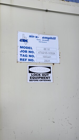 203 HP Sullair #02250163-678, screw compressor, 1-stage, Cat G3306TA, 2005 - Image 5