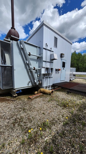 325 HP Sullair #PDR20X-26-206, screw compressor, 1-stage, Cat 3406, Murphy Control panel, 2008 - Image 8