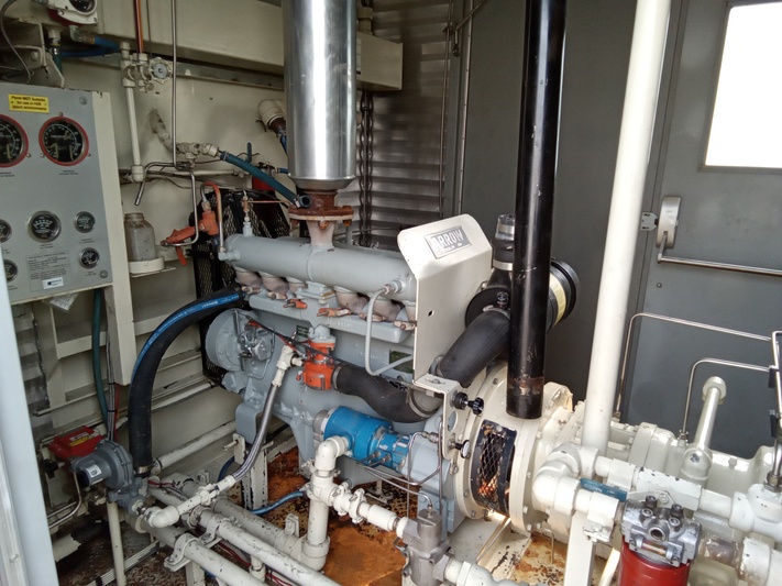 65 HP Sullair #PDHI2L-26-131, screw compressor, 1-stage, 1800 RPM, Arrow VRG330T, 2004 - Image 4
