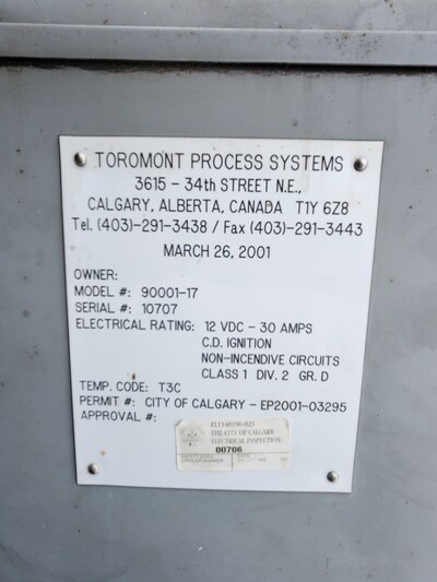 95 HP Frick XJF151N, screw compressor, 1-stage, 1800 RPM, Caterpillar 3306, 2001 - Image 7