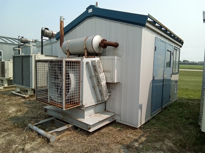 95 HP Howden #J01521, screw compressor, 1-stage, 1800 RPM, Caterpillar 3304, 1997 - Image 2