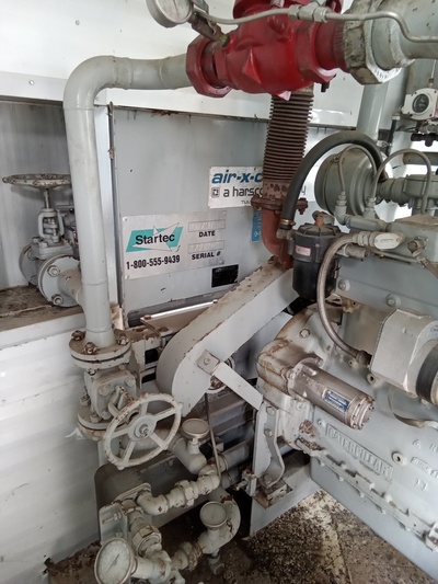 95 HP Howden #J01521, screw compressor, 1-stage, 1800 RPM, Caterpillar 3304, 1997 - Image 5