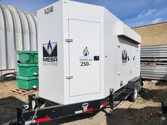 250 KW Stamford #MX341, Natural gas generator set, 480 Volts, 3-phase, 390 HP @ 1800 RPM, Power Solutions - Image 2