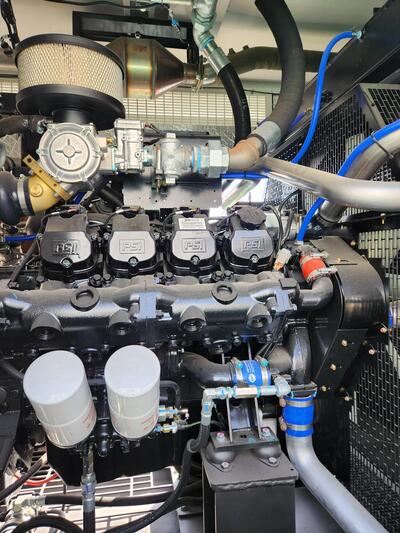 250 KW Stamford #MX341, Natural gas generator set, 480 Volts, 3-phase, 390 HP @ 1800 RPM, Power Solutions - Image 10