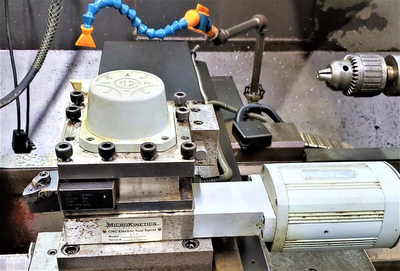 Extron #1840EC, CNC lathe, 3-Axis, 18-1/8" swing, 9-1/2" swing over cross slide, 40" centers - Image 5
