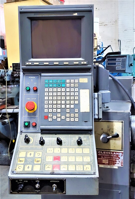 Extron #1840EC, CNC lathe, 3-Axis, 18-1/8" swing, 9-1/2" swing over cross slide, 40" centers - Image 7