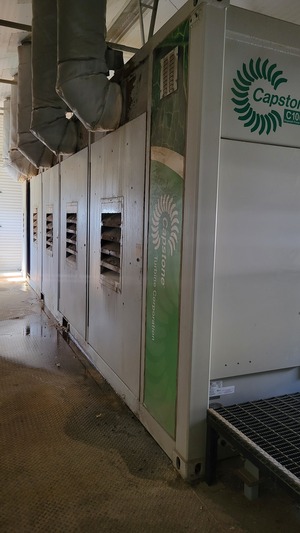 10000 KW Capstone #1000R-HDR-B000, Gas Turbine Generator Package, 10 MW, PASC C, enclosure, skid, 480 Volts - Image 4