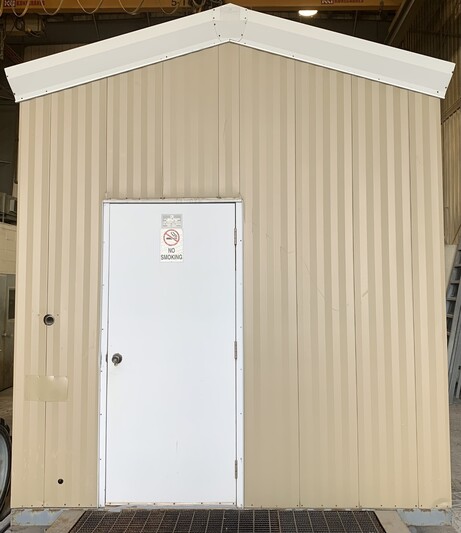 90 SCFM, 175 psig, Quincy #QMB20ACA32E, dual air compressor, Fr.254-T, PASC B, 3479 RPM, 20 HP, enclosure - Image 1